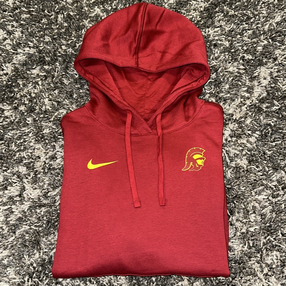 New NIKE Womens USC SC University of Southern California Trojans Pullover Hoddie